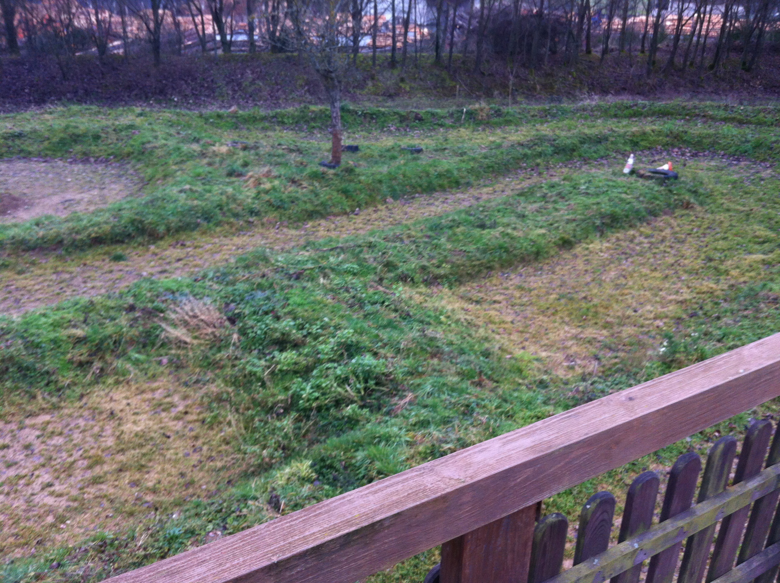 Strecke in der Winterpause